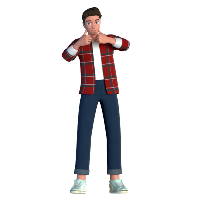 Personagem 3D Noah 3D Graphic