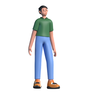 Casual Boy 3D Charakter 3D Graphic