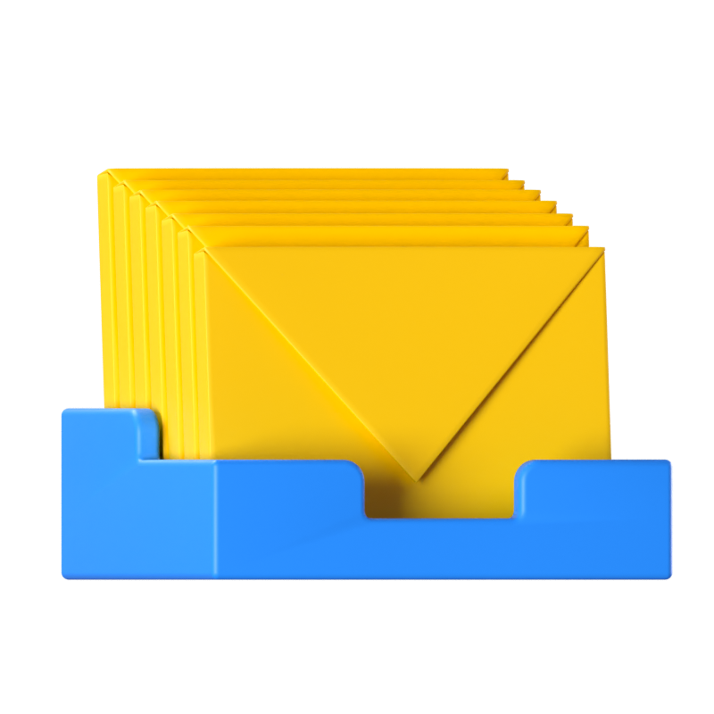 Email Management 3D Icon