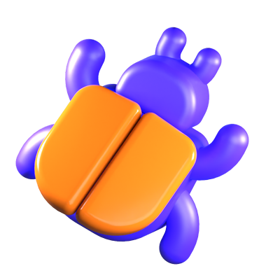 Bug 3D Icon 3D Graphic