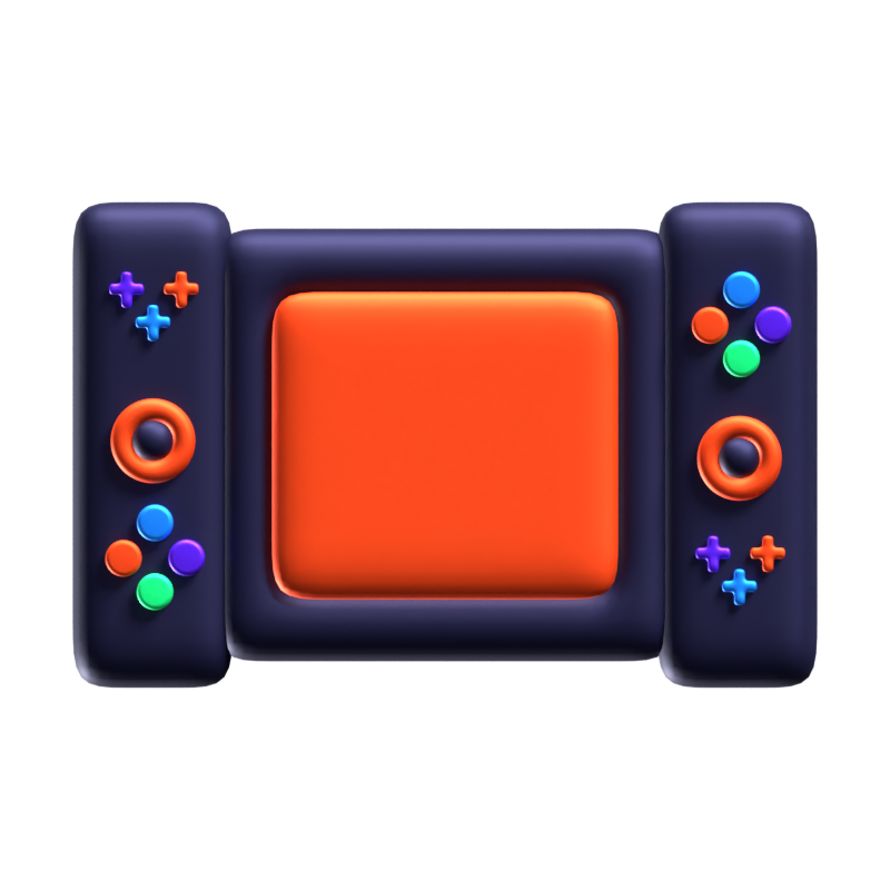 VR-Spielpad 3D-Symbol 3D Graphic