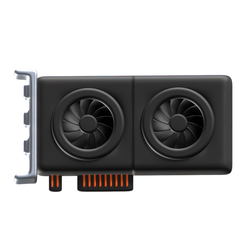 Graphic Card 3D Icon