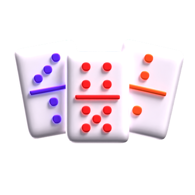 Domino 3D Icon 3D Graphic