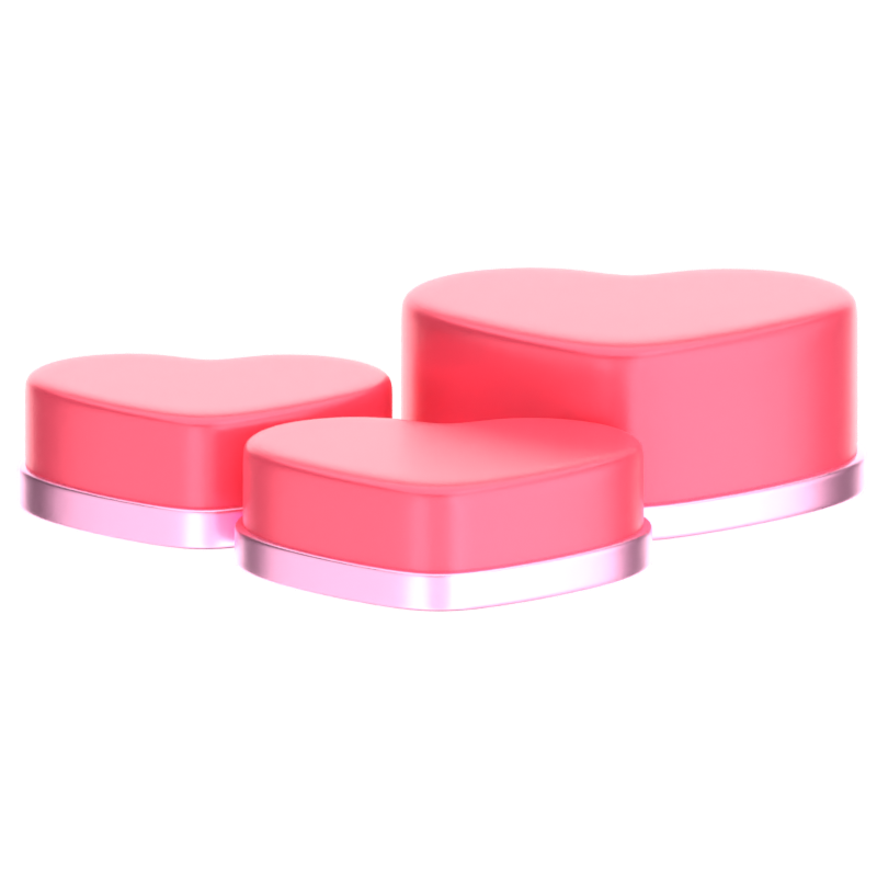 Triple Love Podium Icono 3D