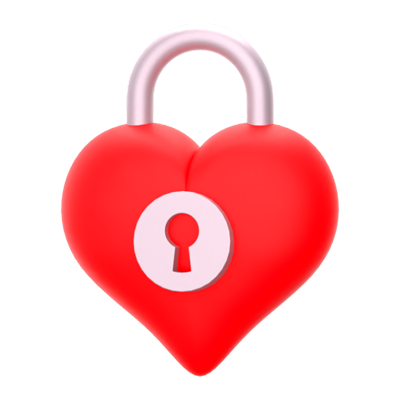 love lock icono 3d 3D Graphic