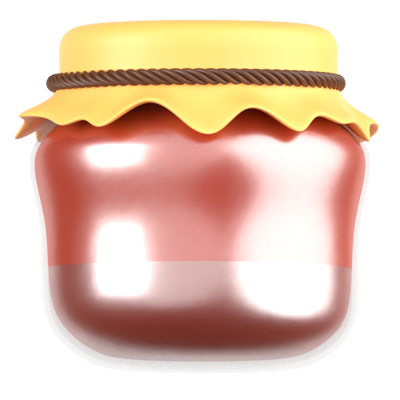 Honey Pot 3D Icon 3D Graphic