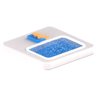 Diving Board 3D Icon 3D Graphic