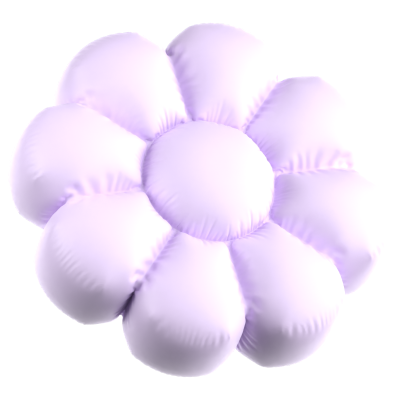 Blume Ballon 3D Icon 3D Graphic