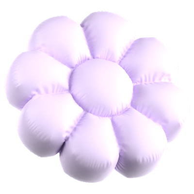 Flower Balloon 3D Icon 3D Graphic