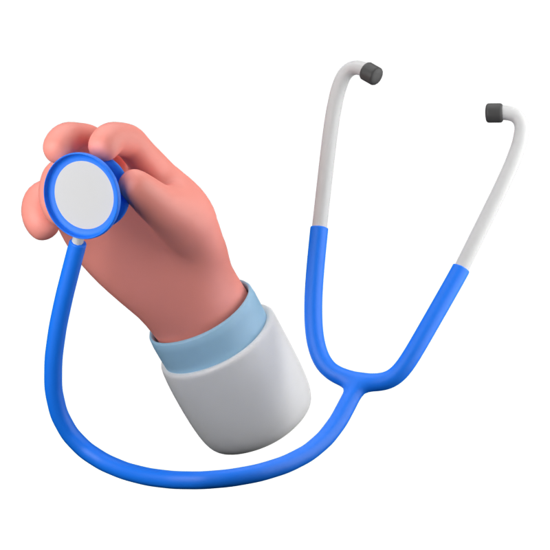 Sthethoscope 3D Icon 3D Graphic