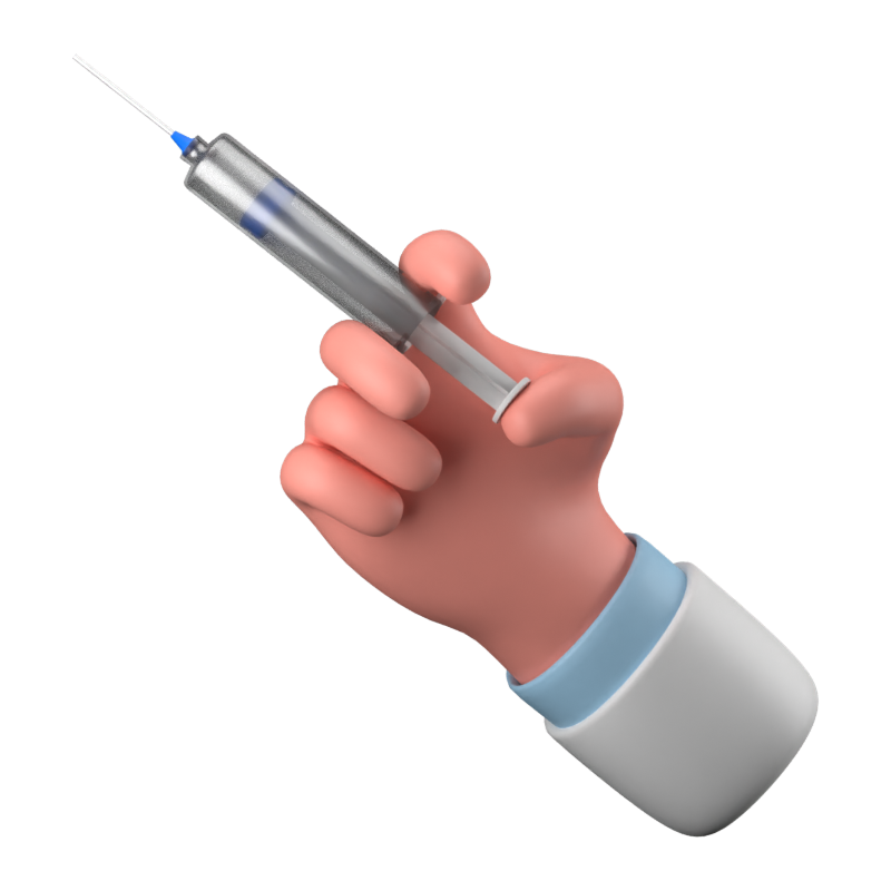 Syringe 3D Icon 3D Graphic