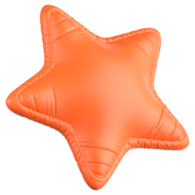 Star Balloon 3D Icon 3D Graphic