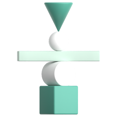 kegel-kugel-zylinder-würfel 3d-symbol 3D Graphic