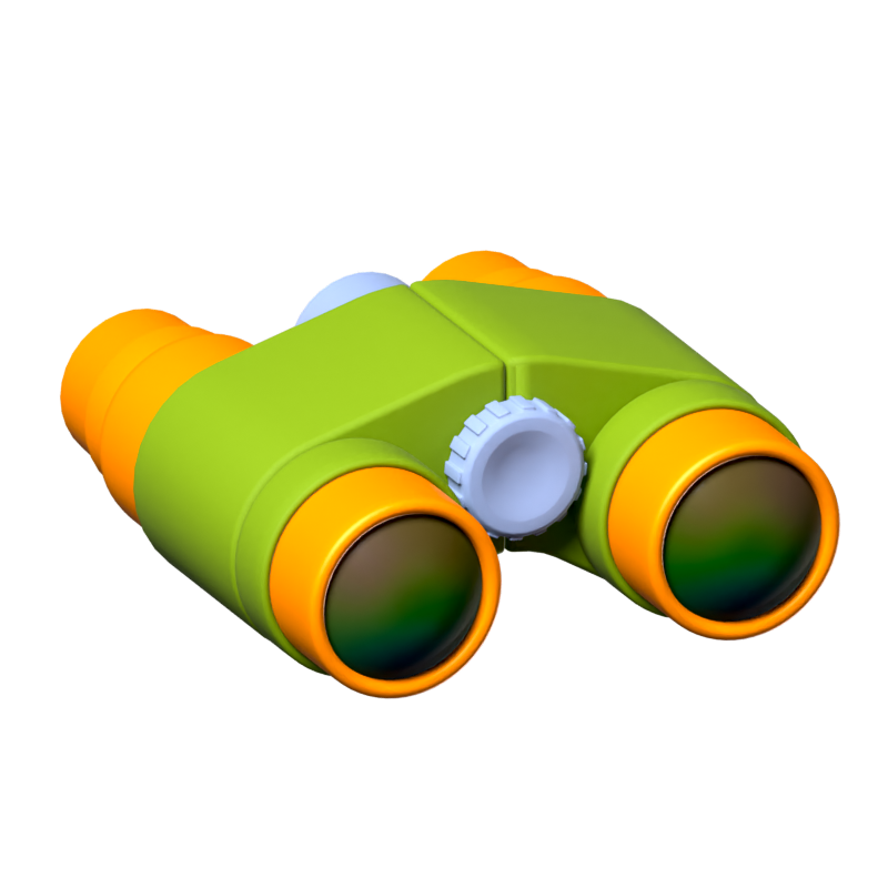 Ícone 3D binocular 3D Graphic