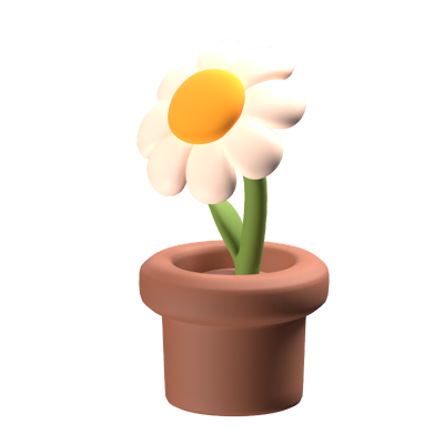 Flower 3D Icon 3D Graphic