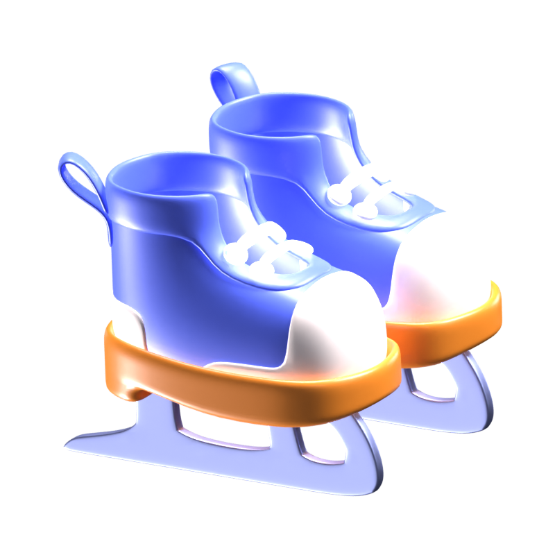 Roller Skates 3D Icon 3D Graphic