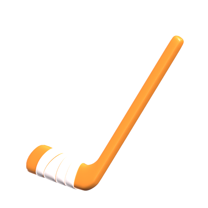 Hockey Stick 3D Icon 3D Graphic