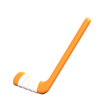 Hockey Stick 3D Icon 3D Graphic