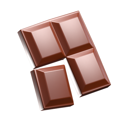 chocolate icono 3d 3D Graphic