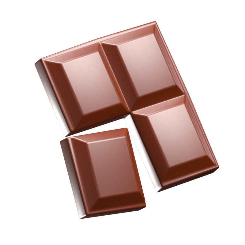 Chocolate Icono 3D 3D Graphic