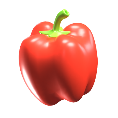 Bell Peper 3D Icon 3D Graphic