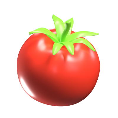 Tomato 3D Icon 3D Graphic