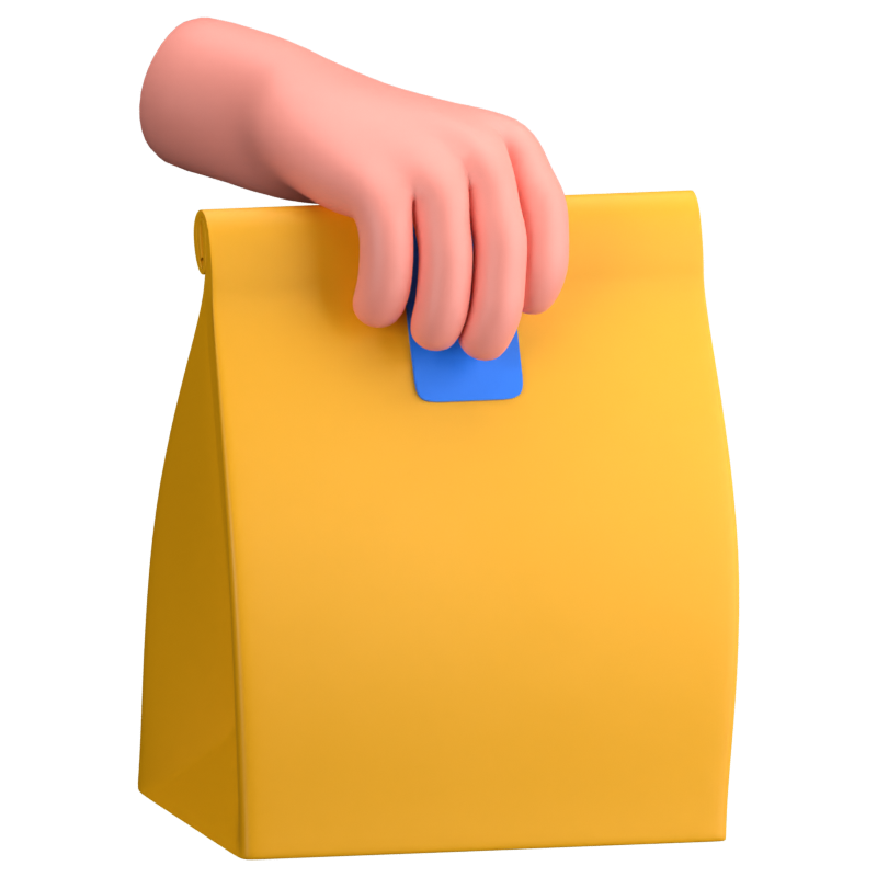 Takeaway 3D Icon 3D Graphic