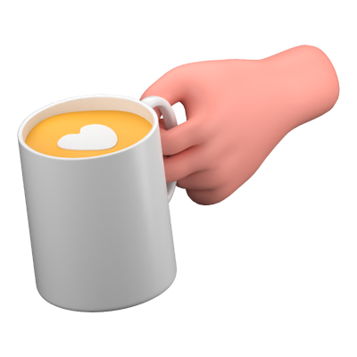 コーヒーの3dアイコン 3D Graphic