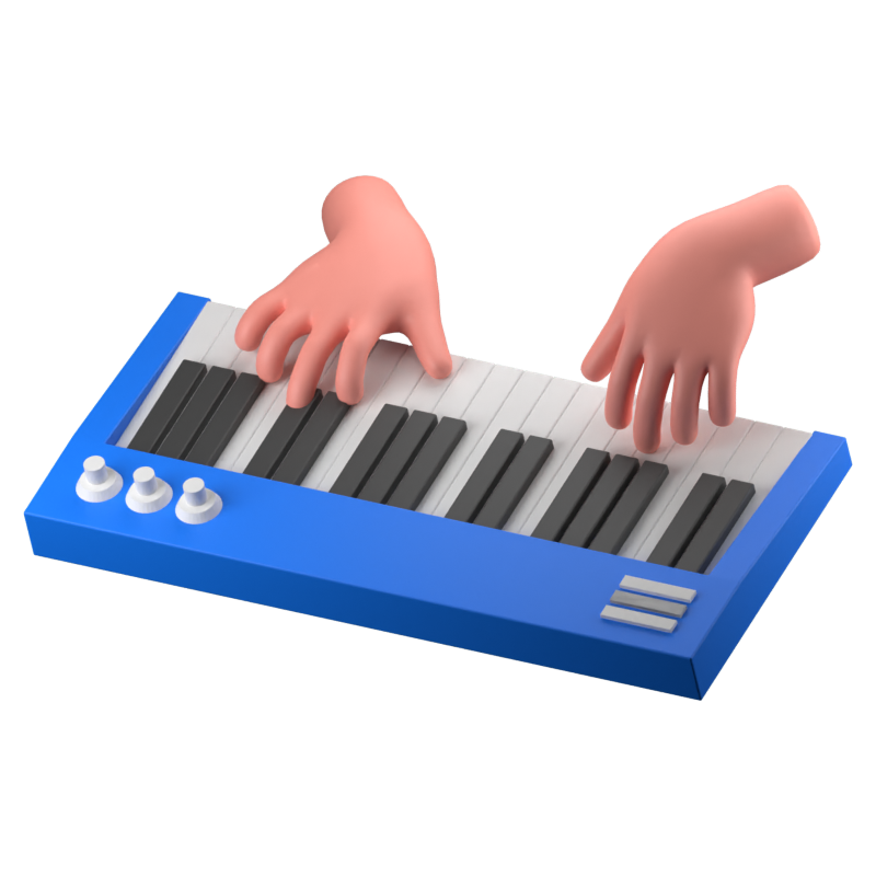 Keyboard 3D Icon 3D Graphic