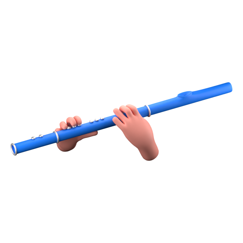 Flute 3D Icon 3D Graphic