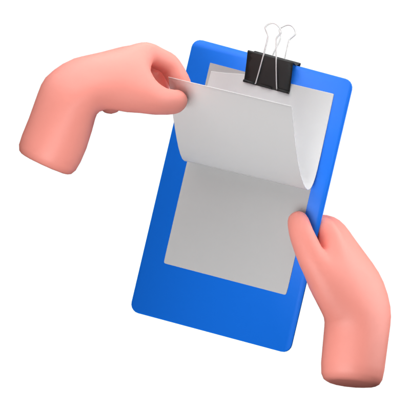 Clipboard 3D Icon 3D Graphic