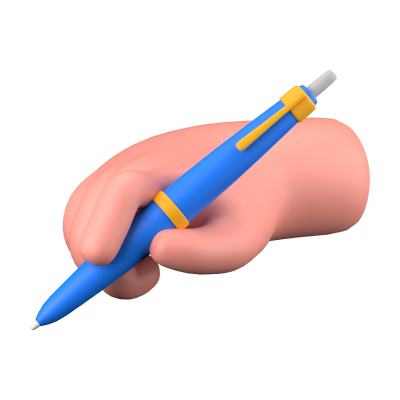 Pen 3D Icon 3D Graphic