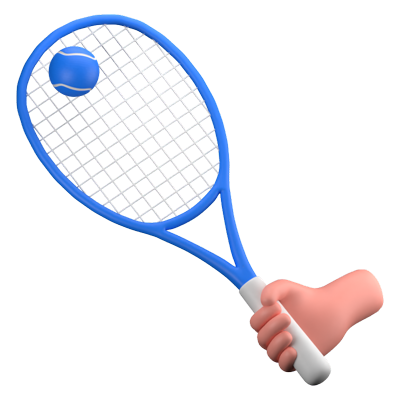 Tennis 3D Icon 3D Graphic