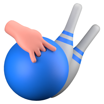 bowling 3d-symbol 3D Graphic