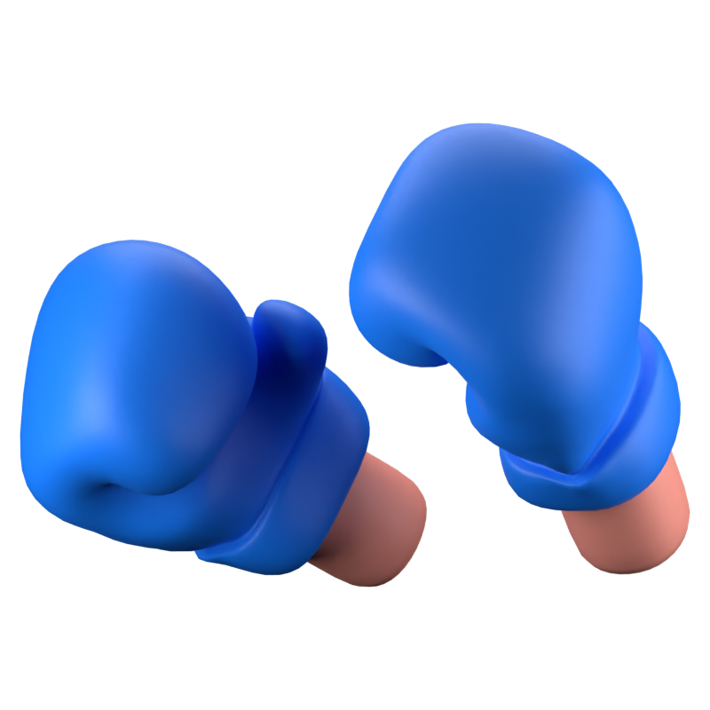 Boxing 3D Icon 3D Graphic