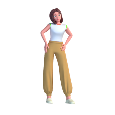 Personagem Pamela 3D 3D Graphic