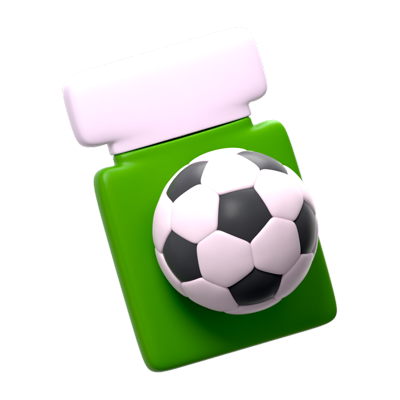 Ticket Ball 3D Icon 3D Graphic