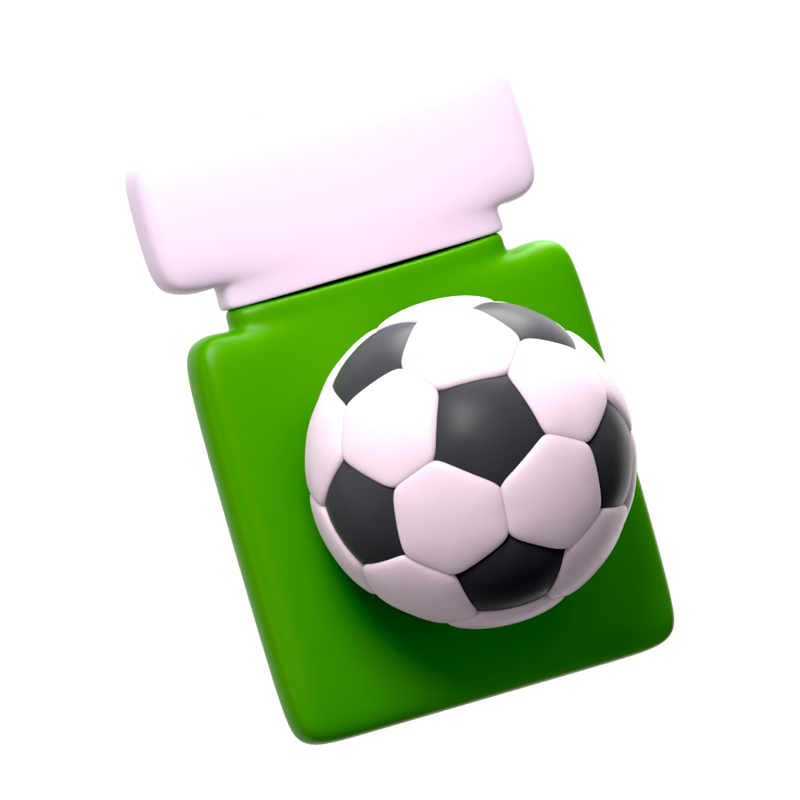 Ticket Ball 3D Icon 3D Graphic