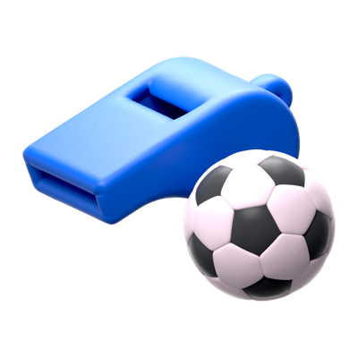 Whistle Ball 3D Icon 3D Graphic