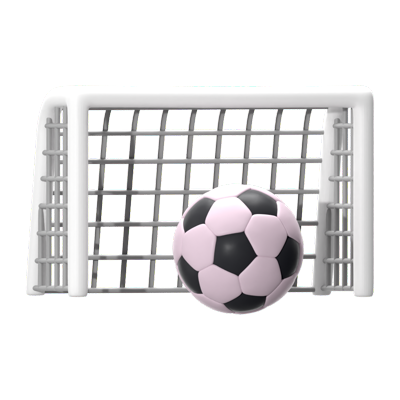 Goal Post 3D Icon 3D Graphic