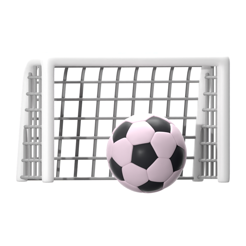 Goal Post 3D Icon 3D Graphic