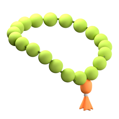 Prayer Beads 3D Icon 3D Graphic