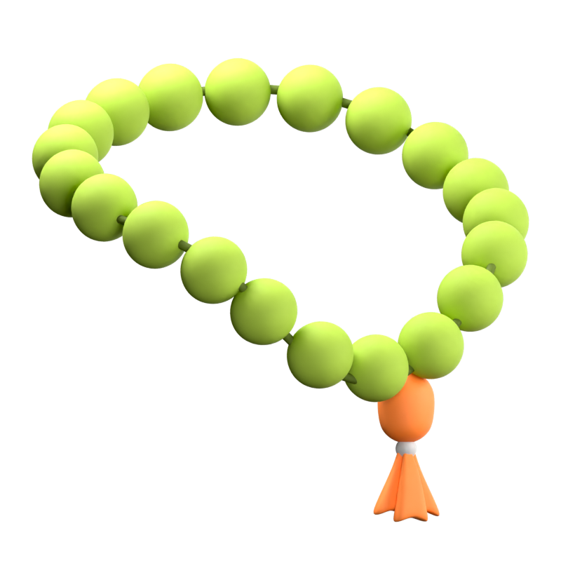 Prayer Beads 3D Icon 3D Graphic