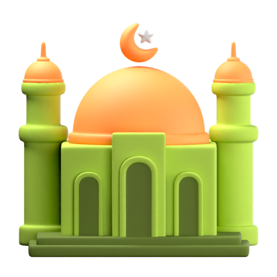 moschee 3d-symbol 3D Graphic