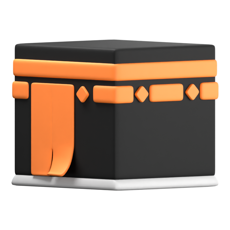 Kaaba 3D-Symbol 3D Graphic