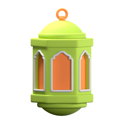 Islamic Lantern 3D Icon 3D Graphic