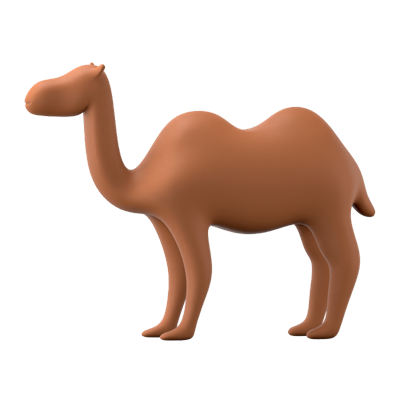 Camel 3D Icon 3D Graphic