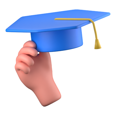 Graduation 3D Icon 3D Graphic