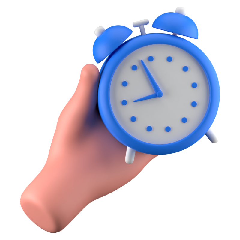 Clock 3D Icon