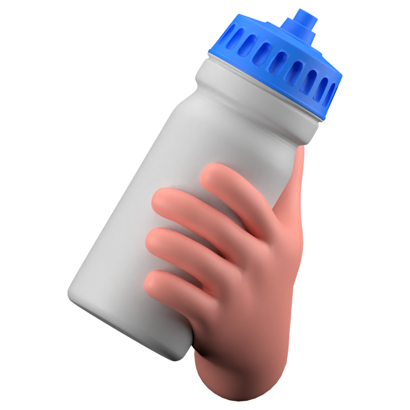 Flasche 3D-Symbol 3D Graphic